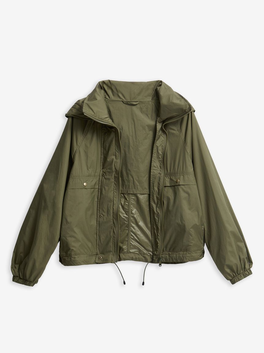koyukiグレーブラウンパフスリーブ ジャケット（薄手） WEB限定/OUTLET】【SL】【年間】1釦カラーレスジャケット/グレー