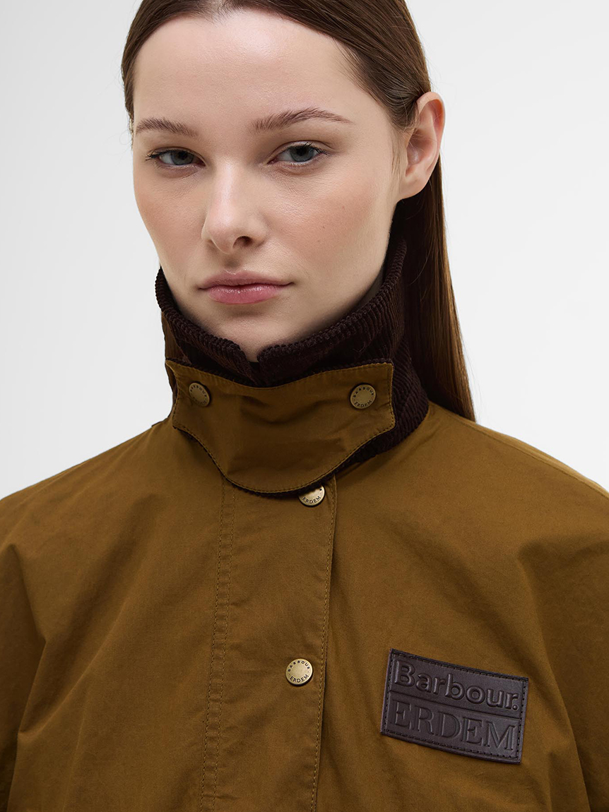 Barbour × ERDEM》Clover リバーシブル ドライワックスコットン