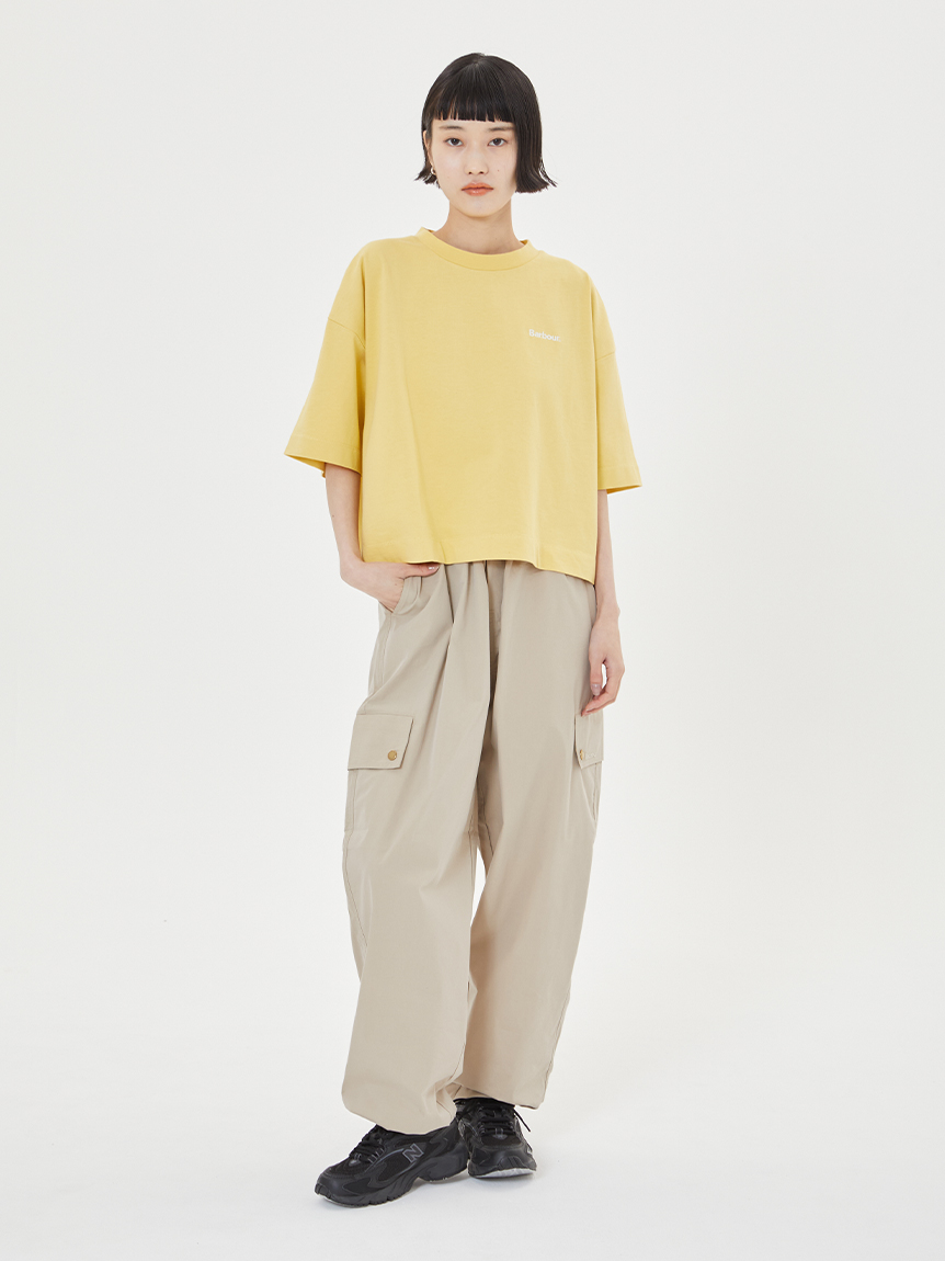 クロップド ワンポイントロゴ Tシャツ 