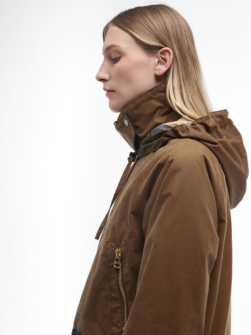 【Barbour】コットン ステンカラーコート Barbour ステンカラーコート コート 「BURGHLEY / バーレー