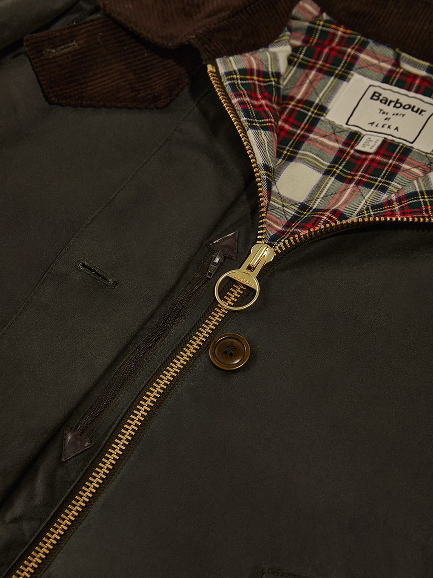 Barbour × Alexa Chung》Loren ワックス コットン ジャケット Barbour × Alexa Chung》Loren ワックス コットン ジャケット
