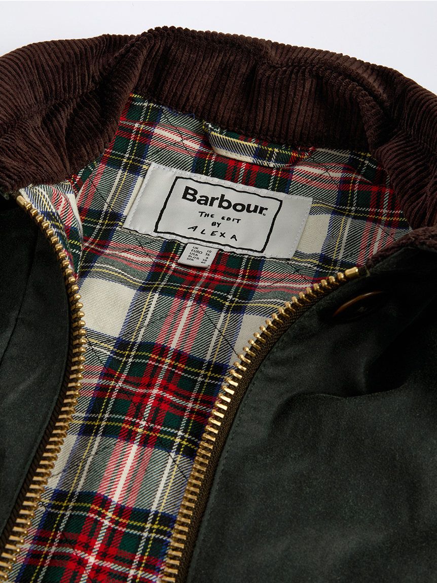 Barbour × Alexa Chung》Loren ワックス コットン ジャケット