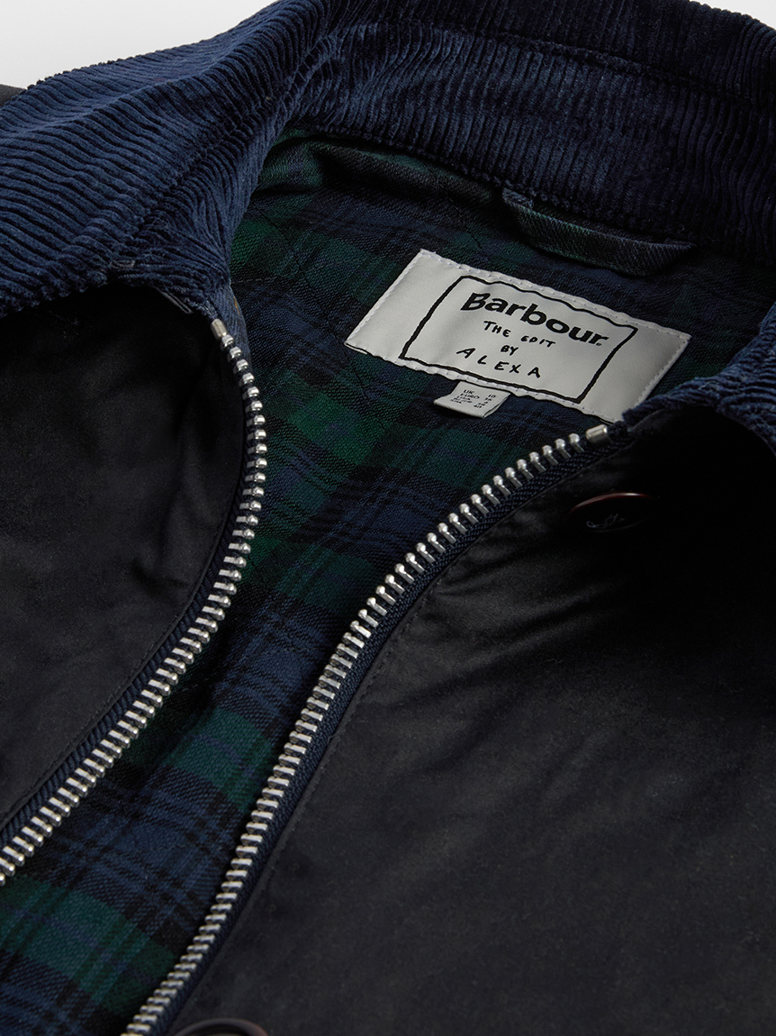 Barbour × Alexa Chung》Loren ワックス コットン ジャケット
