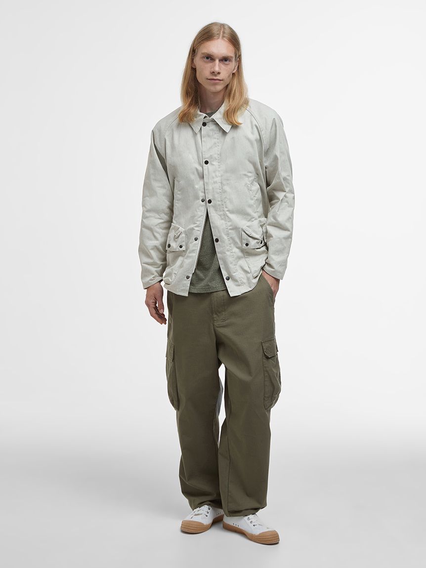 Barbour / ビデイル （ オーバーサイズ フィット ） セージグリーン Barbour バブアー オーバーサイズ ピーチスキン ビデイル