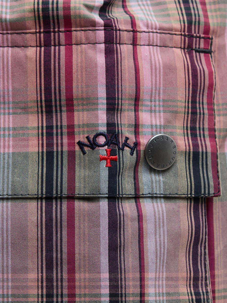 Barbour × NOAH》マドラスチェック ビデイル｜ノンワックス