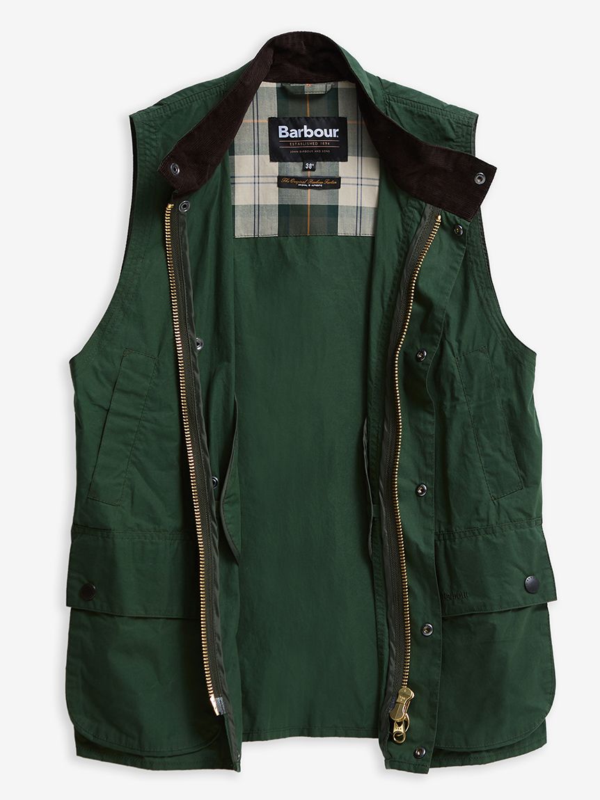 Westmorland ワックス コットン ベスト｜｜バブアー公式