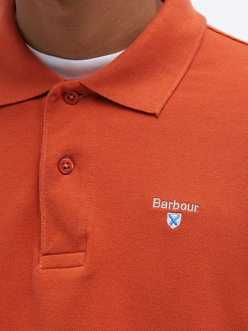 Barbour 赤 ポロシャツ Hawkesmoor スポーツ ポロシャツ｜ポロシャツ｜トップス