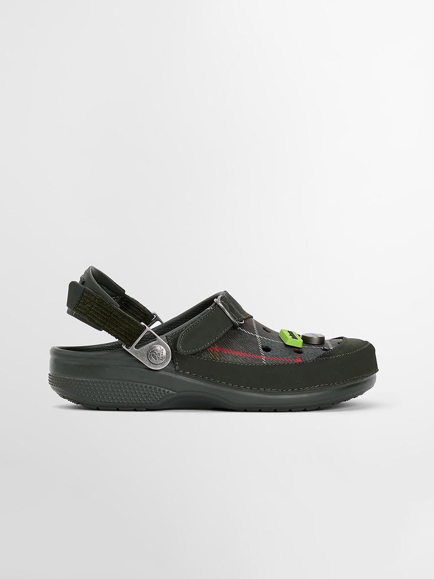 Barbour × Crocs》タータンチェック クロッグ｜サンダル