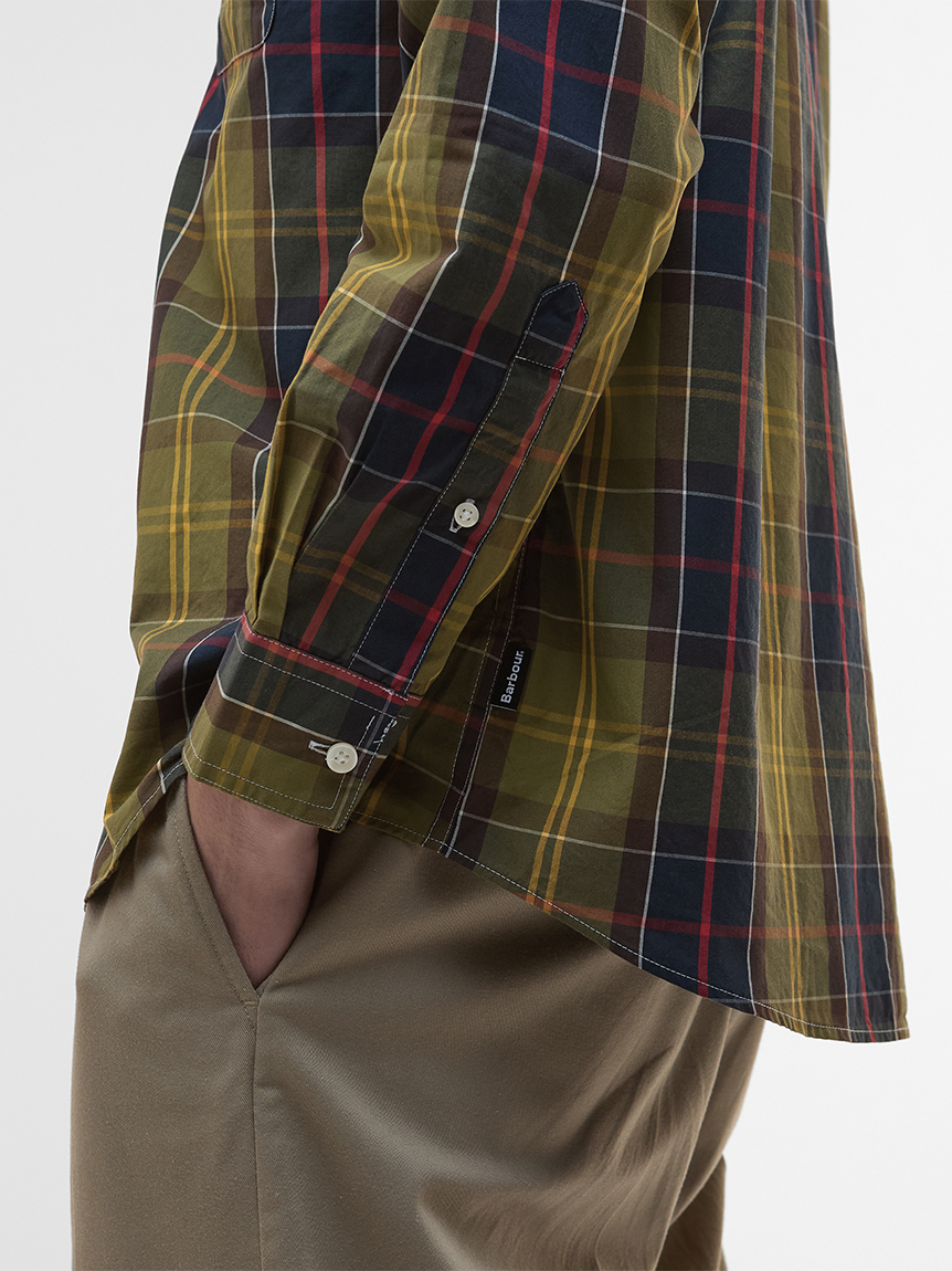 スモール タータン チェック レギュラーカラー シャツ｜シャツ