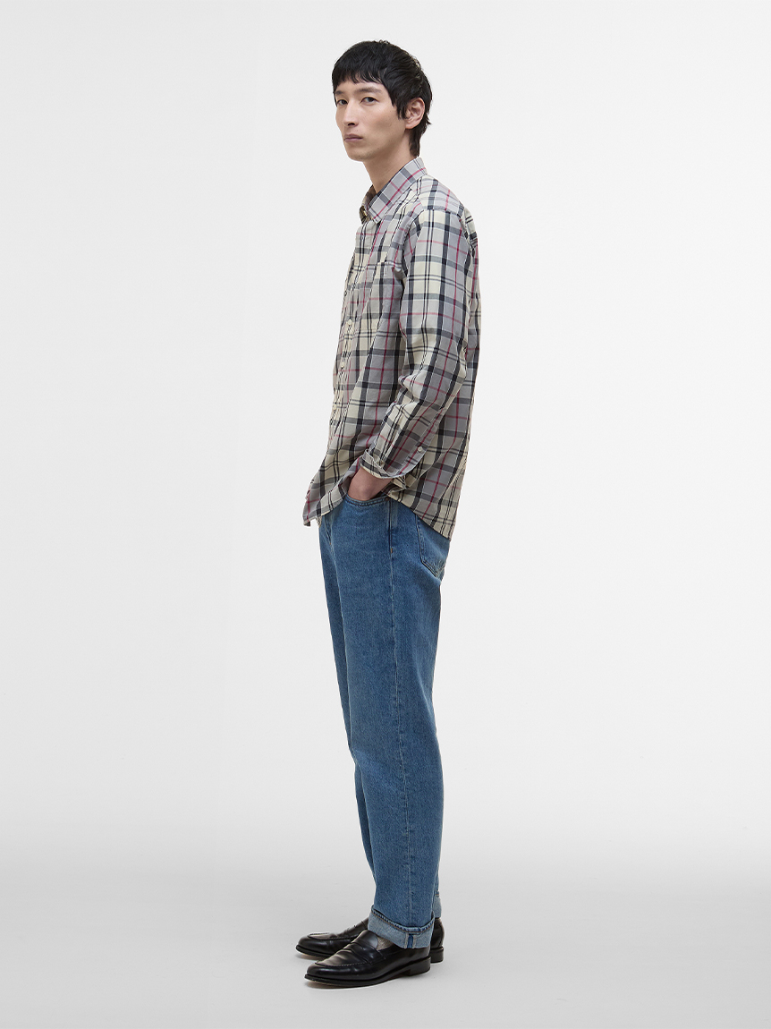 スモール タータン チェック レギュラーカラー シャツ｜シャツ