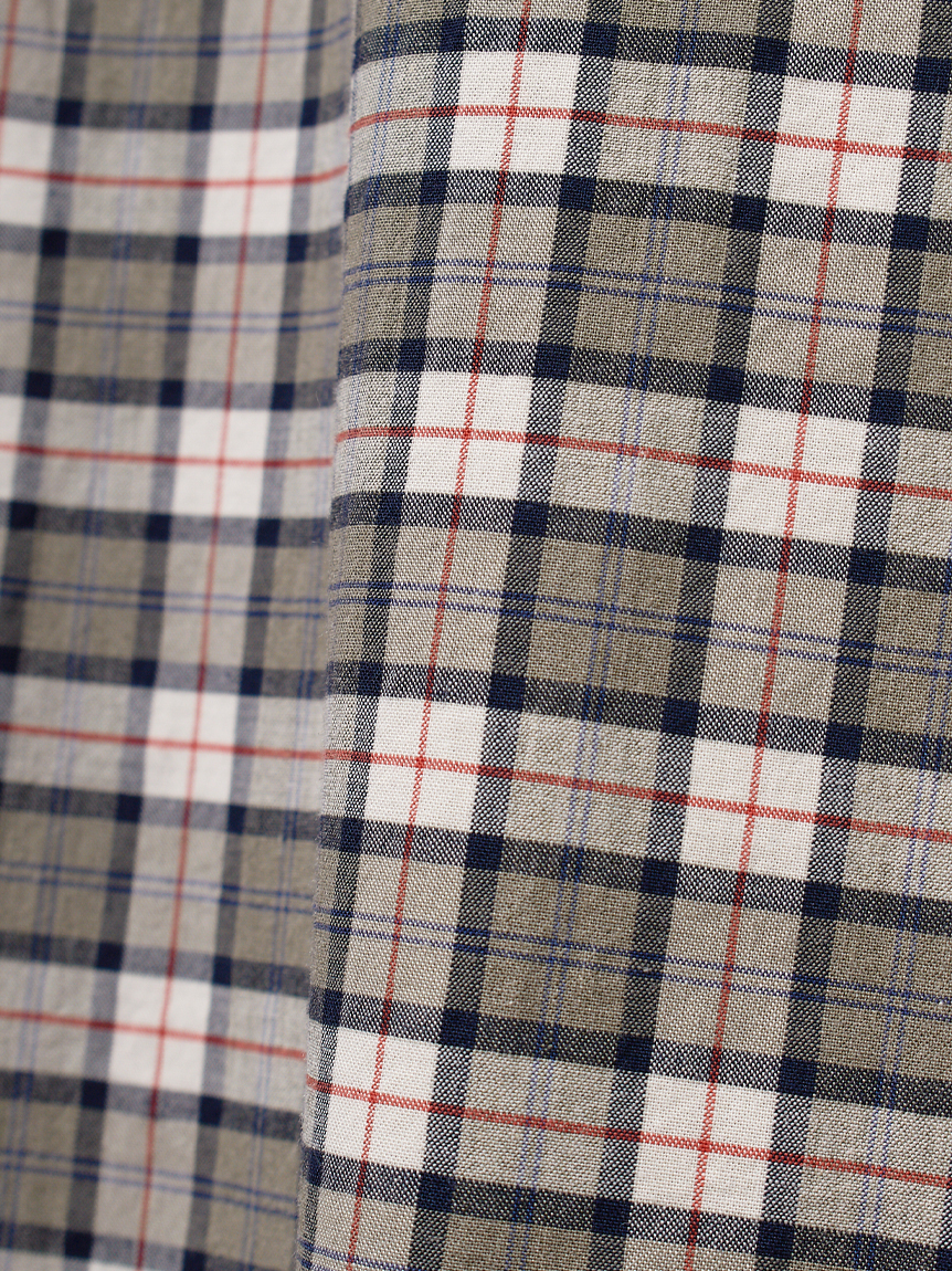 Lomond タータン チェック ボタンダウン シャツ｜シャツ｜トップス