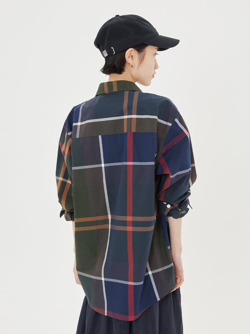 Barbour ブラック 長靴 チェック柄 Bede タータンチェック レインブーツ（レディース）｜シューズ