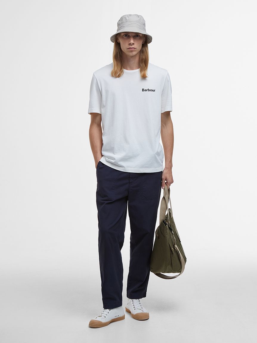 BAUBOUR Tシャツ MTS1397 Homelane ポイント ロゴ Tシャツ｜Tシャツ｜トップス｜バブアー
