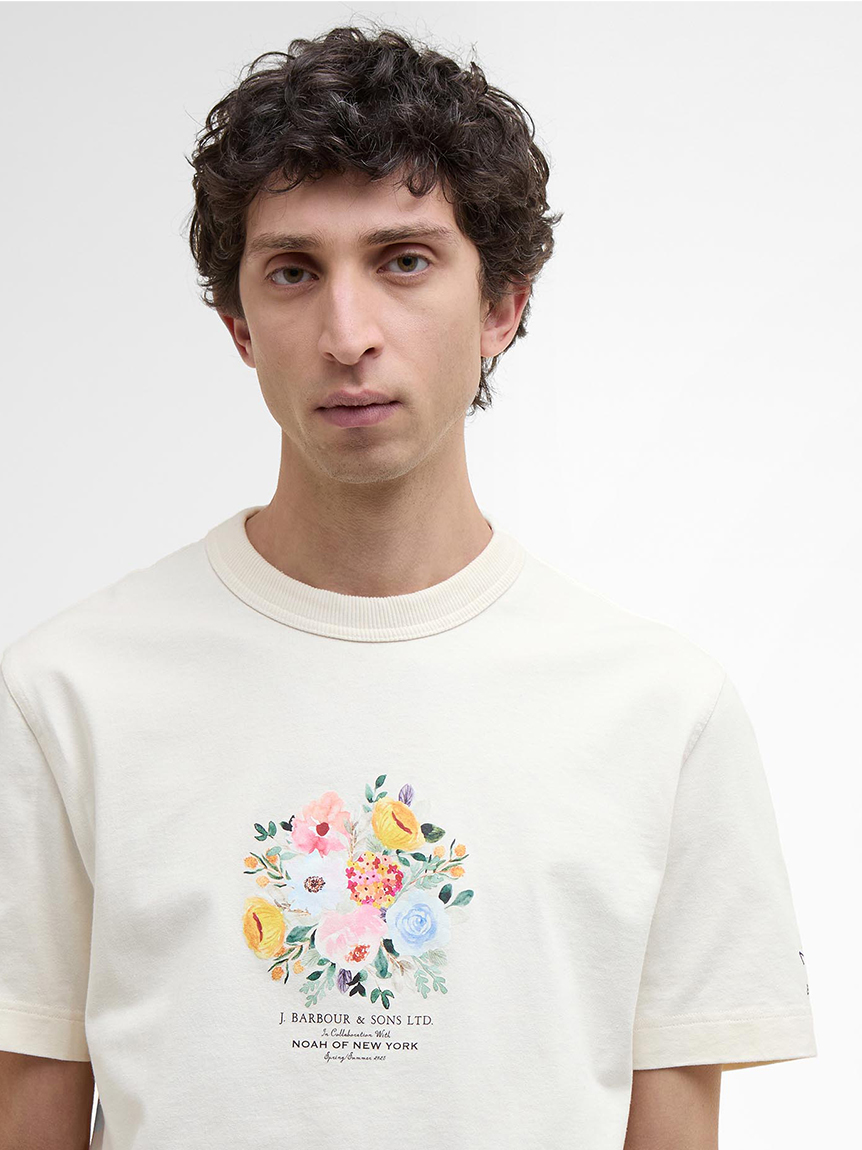 Tシャツ・カットソー BARBOUR Men T Shirts MTS1448MTS White Barbour Men's Sports T-Shirt White | Griggs