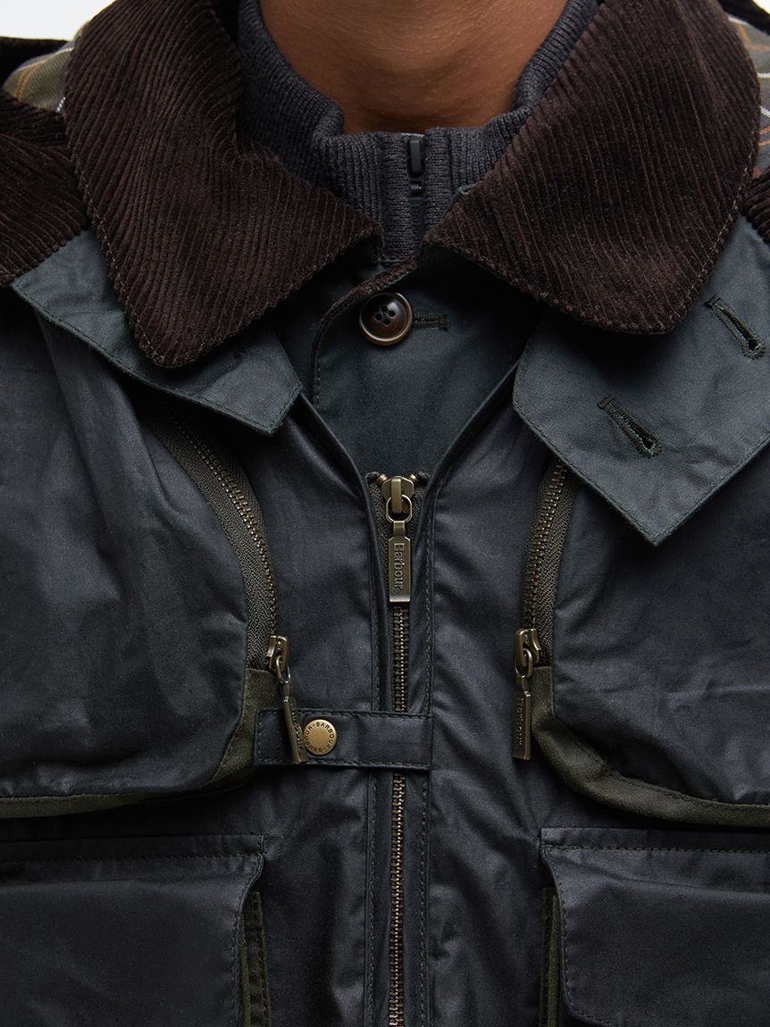 Barbour × TO KI TO》Riding ワックスコットン コート｜ワックス