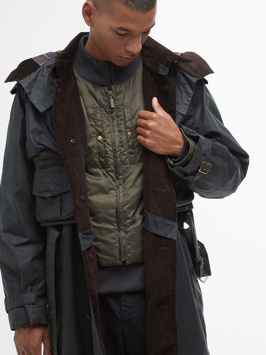 Barbour × TO KI TO》Riding ワックスコットン コート｜ワックス