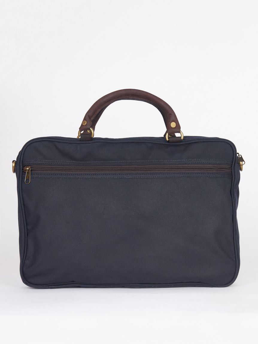 ワックス コットン レザー ブリーフケース｜バッグ｜バッグ｜バブアー
