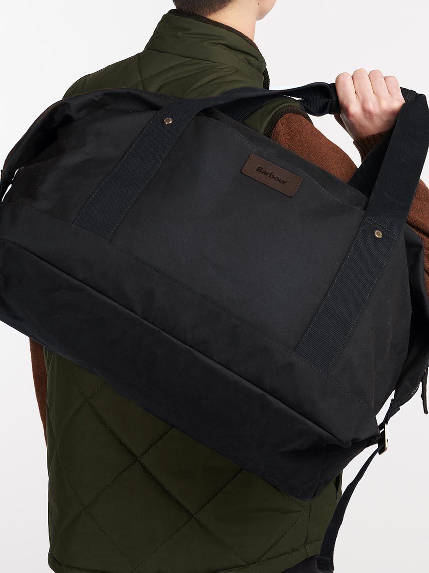 Essentioal Holdall ワックスコットン 2WAY ショルダーバッグ