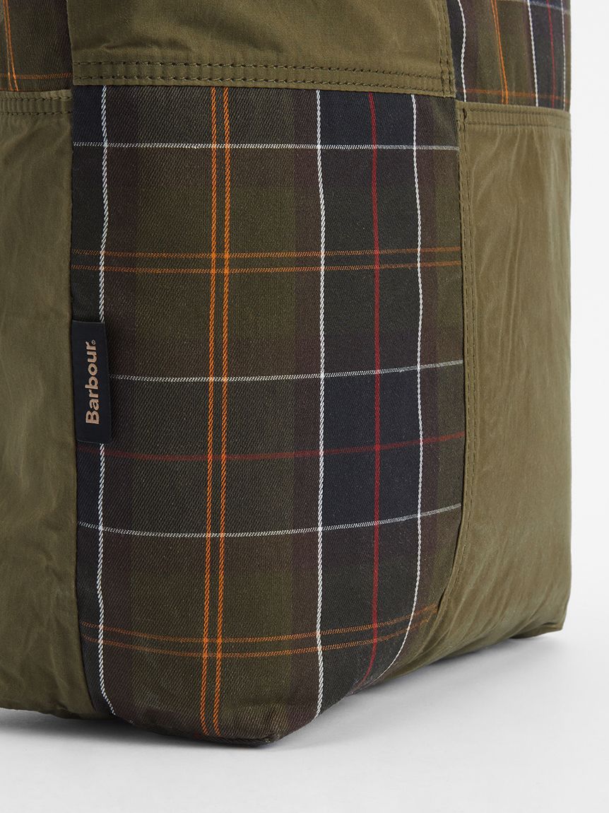 【新品未使用】Barbour トランスポートパッチワーク トート定価18700円 Barbour｜トランスポート パッチワーク トートバッグ “transport
