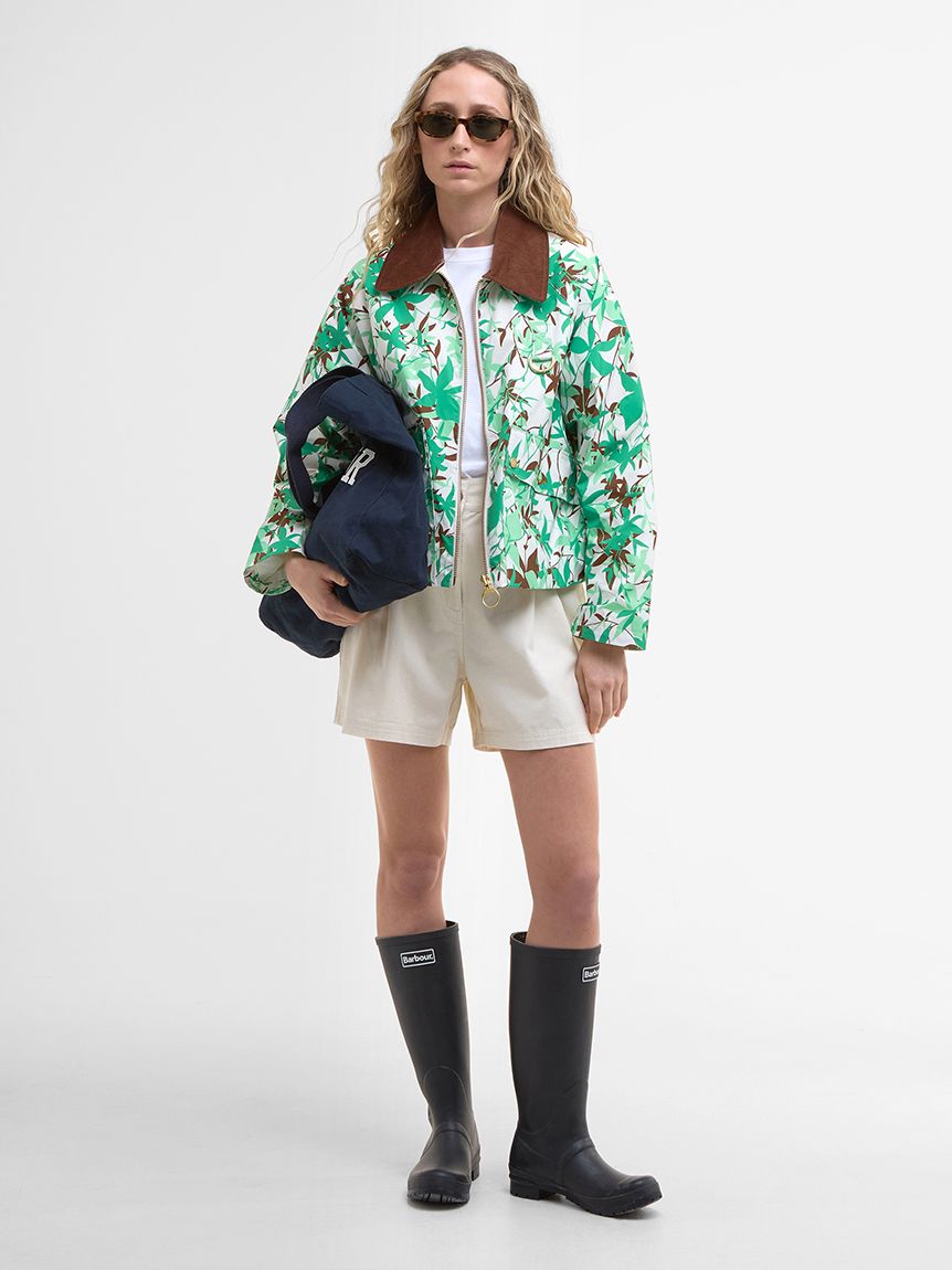 Kayleigh プリントカジュアルジャケット（レディース）｜ノンワックス