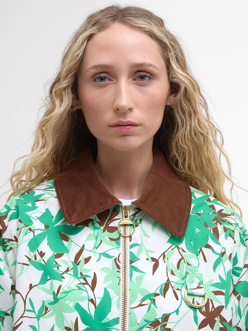 Kayleigh プリントカジュアルジャケット（レディース）｜ノンワックス