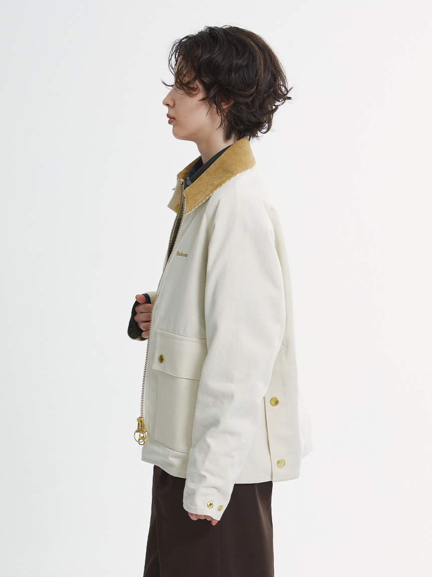 【試着のみ未使用】Barbour ベージュ カバーオール　定価46,000 試着のみ未使用】Barbour ベージュ カバーオール 定価46,000