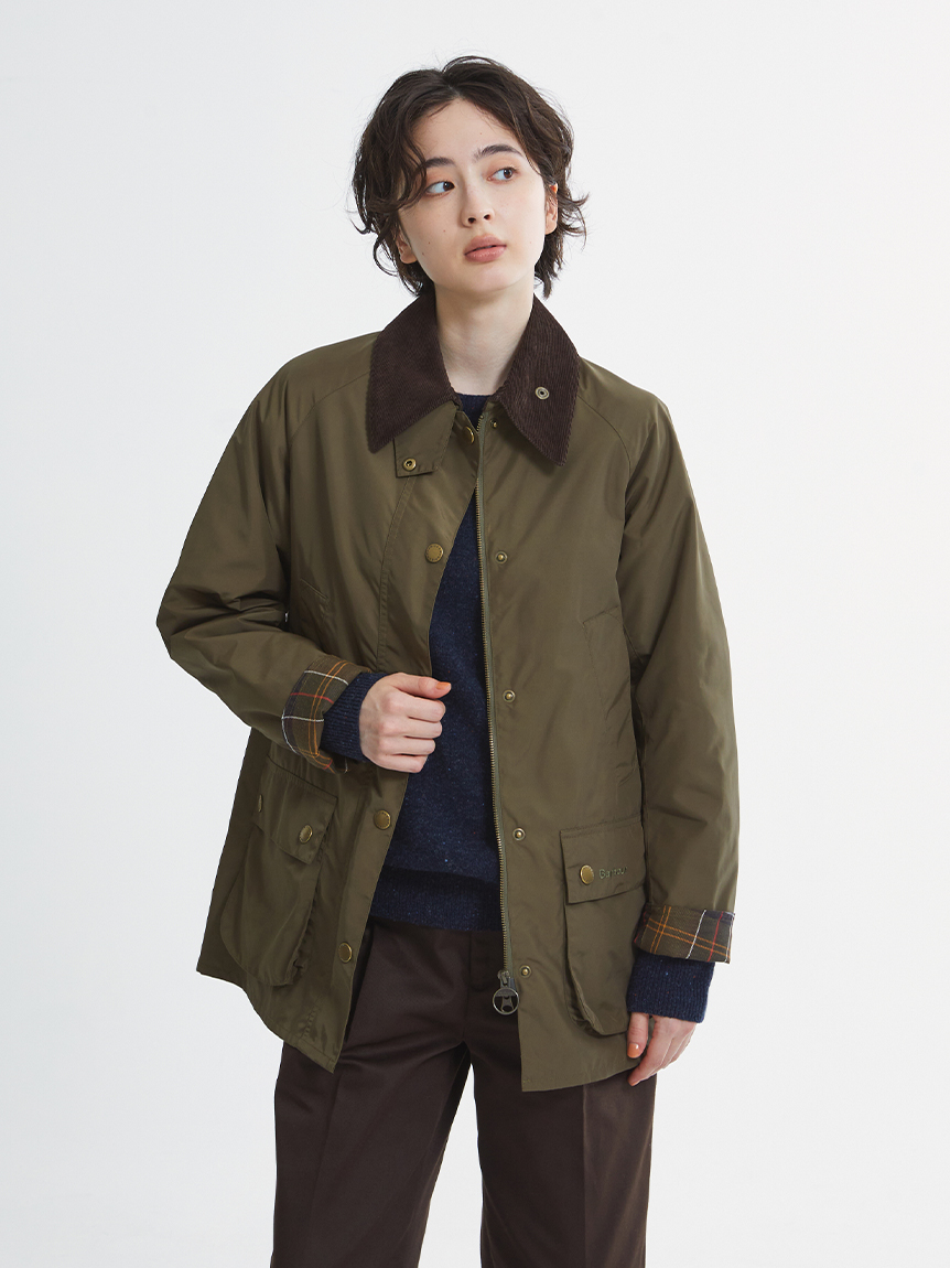 Barbour ライトジャケット Durham ライトウェイト シャンブレー ジャケット｜ノンワックス