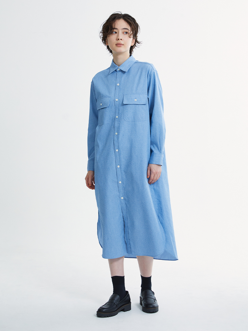 ANAP USA ロングシャツ風デニムジャケット ワンピ ANAP USA ロングシャツ風デニムジャケット ワンピ