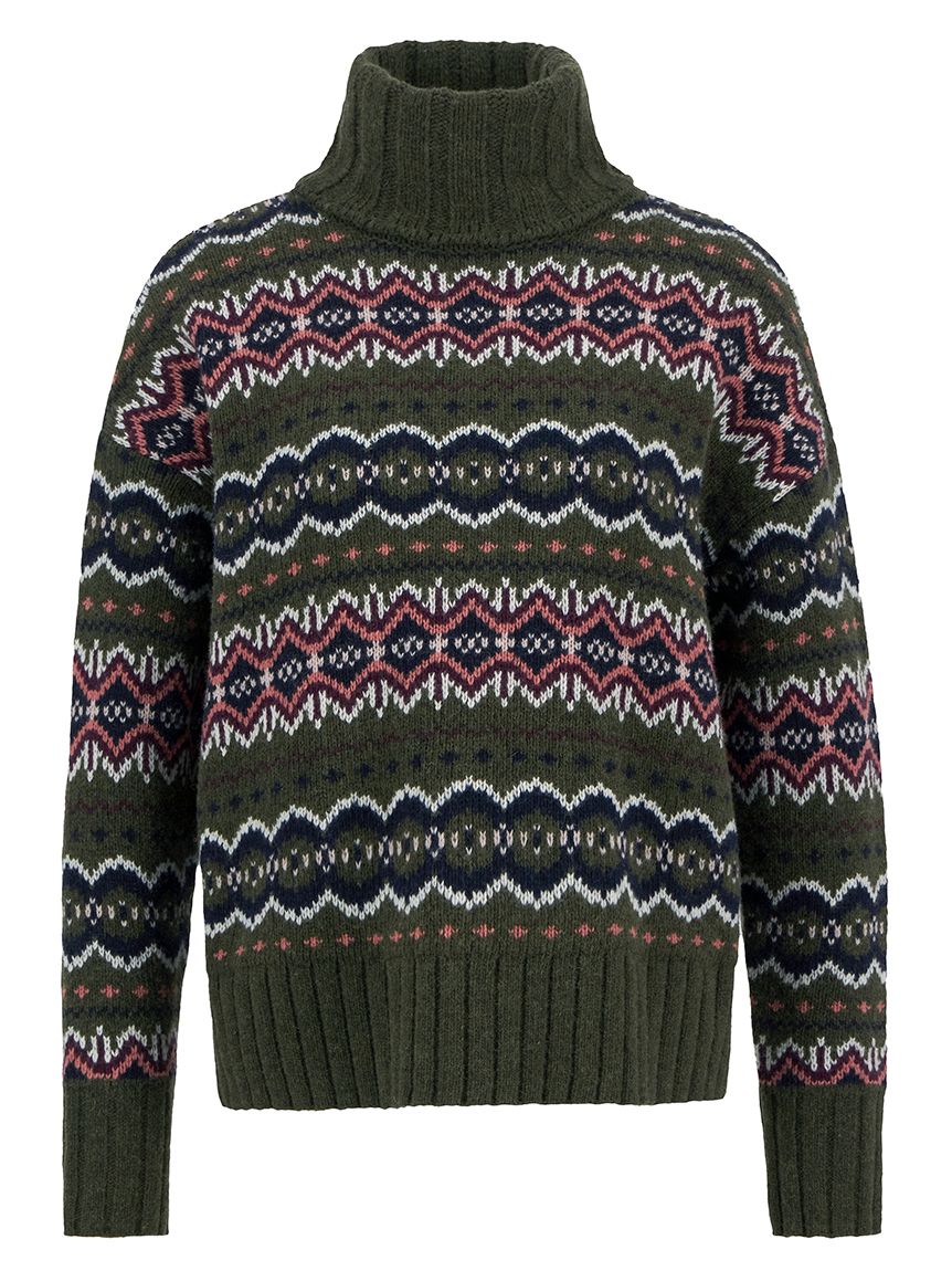 Helen フェアアイル タートルネック ニット｜ニット｜トップス