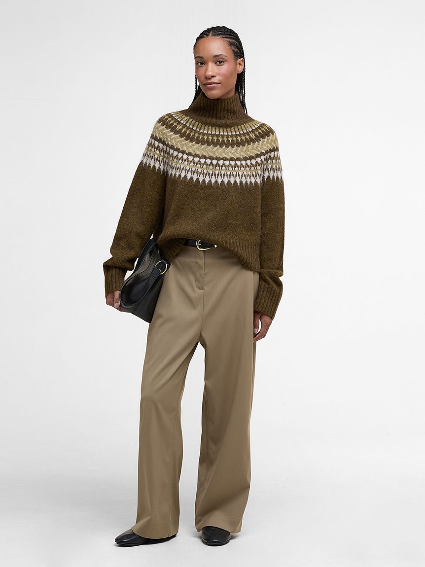 Lorrie フェアアイル タートルネック ニット｜ニット｜トップス