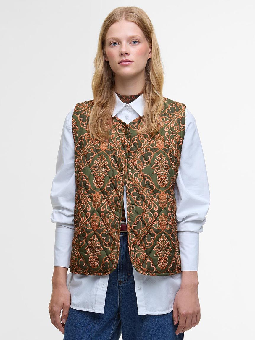 Barbour × FARM Rio》Fernandaキルティングベスト｜ベスト｜ベスト