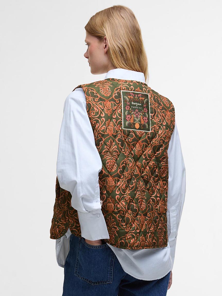 Barbour × FARM Rio》Fernandaキルティングベスト｜ベスト｜ベスト