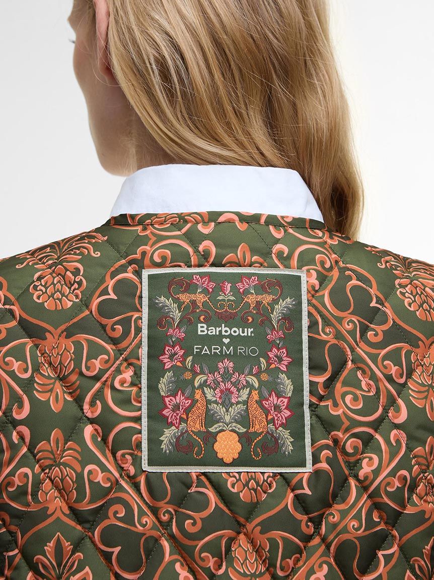 Barbour × FARM Rio》Fernandaキルティングベスト｜ベスト｜ベスト