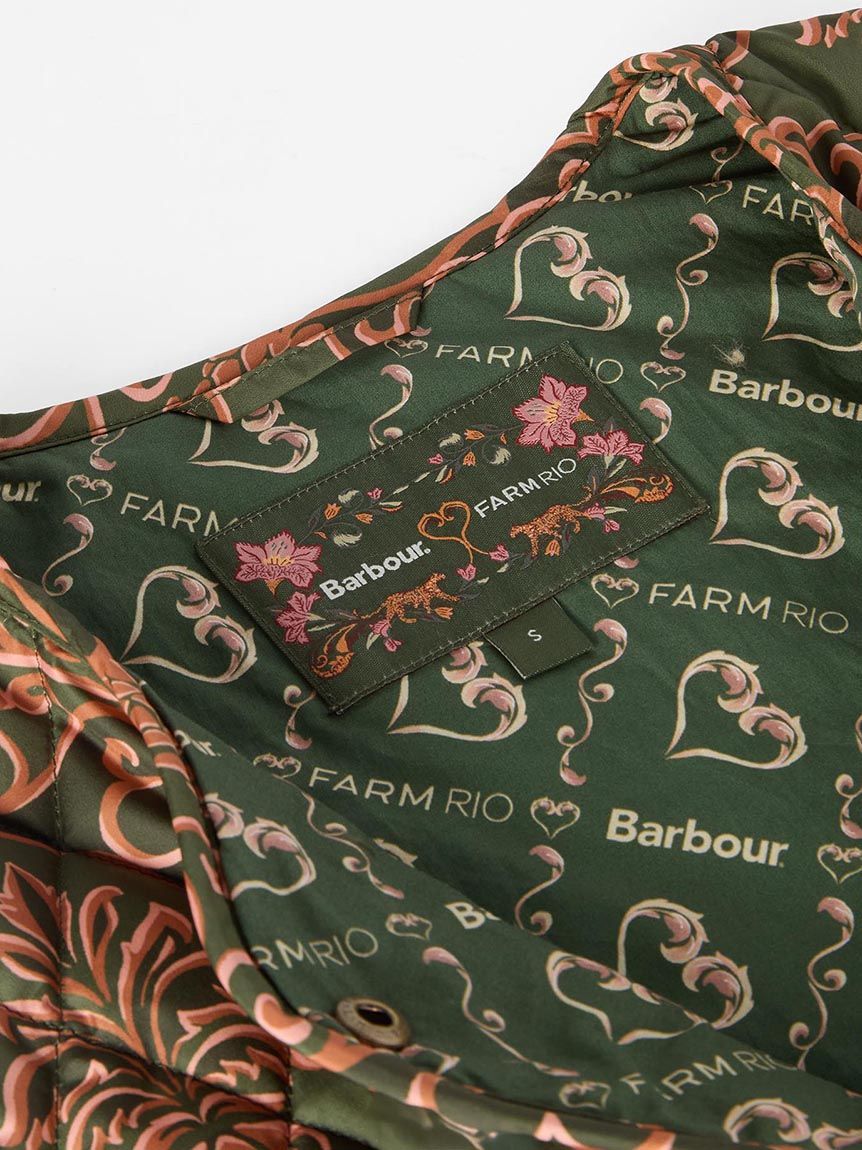 Barbour × FARM Rio》Fernandaキルティングベスト｜ベスト｜ベスト