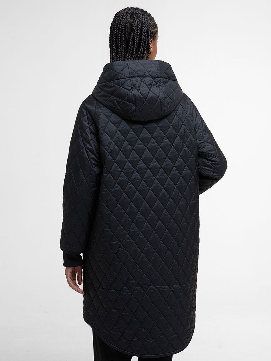 Hilary キルティング ミドルレングス ジャケット（レディース