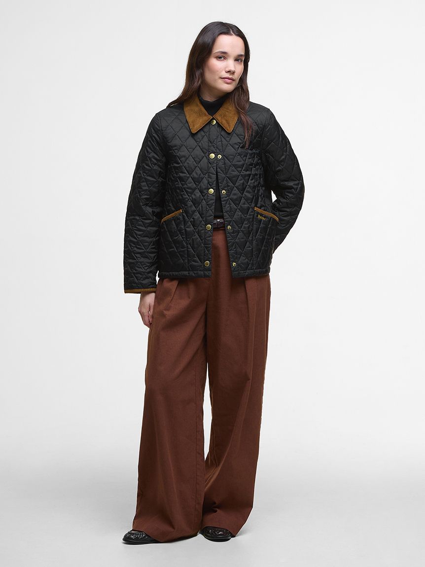 Icons クロップドリデスデイル キルティング ジャケット（レディース