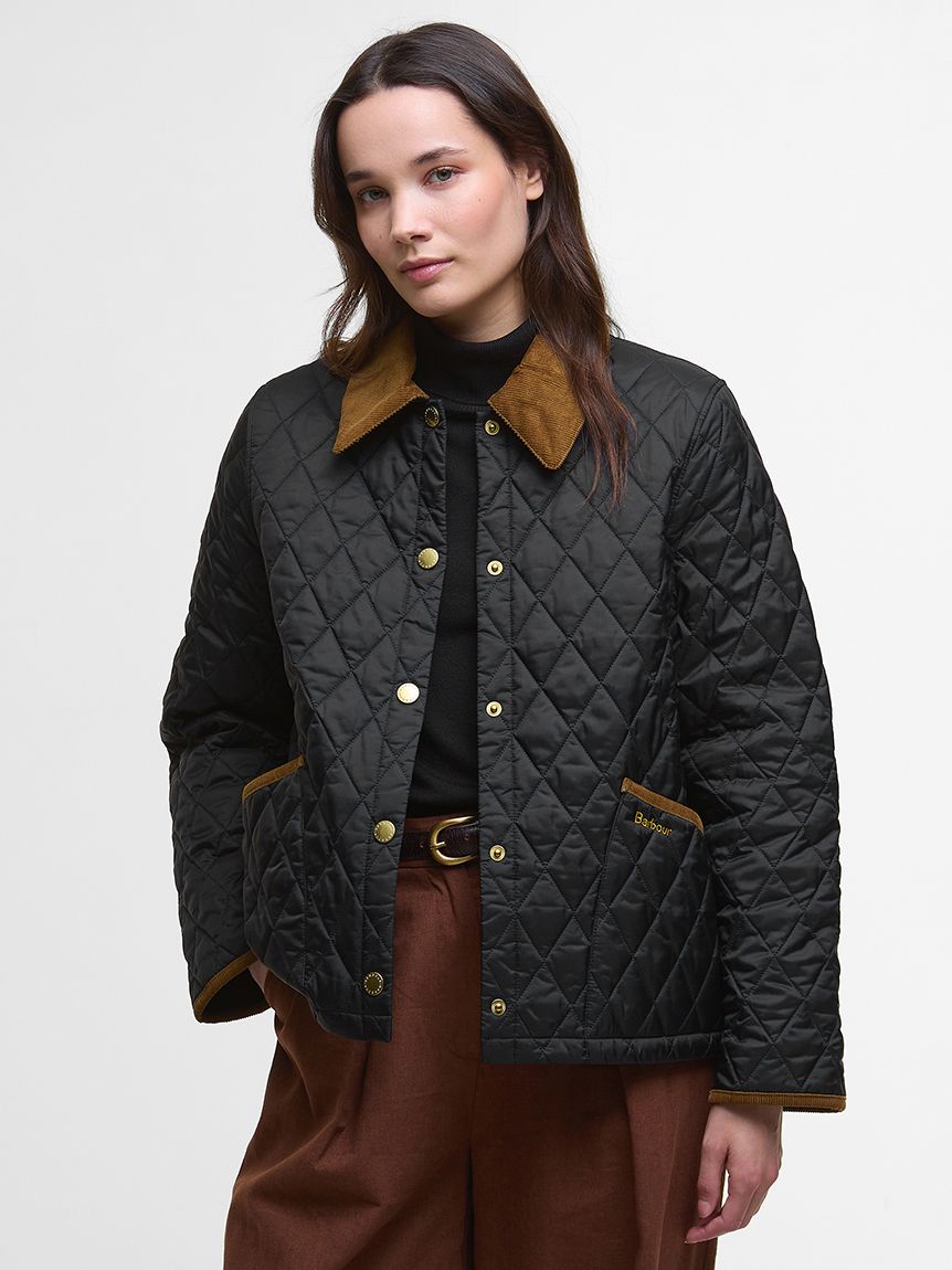 Icons クロップドリデスデイル キルティング ジャケット（レディース