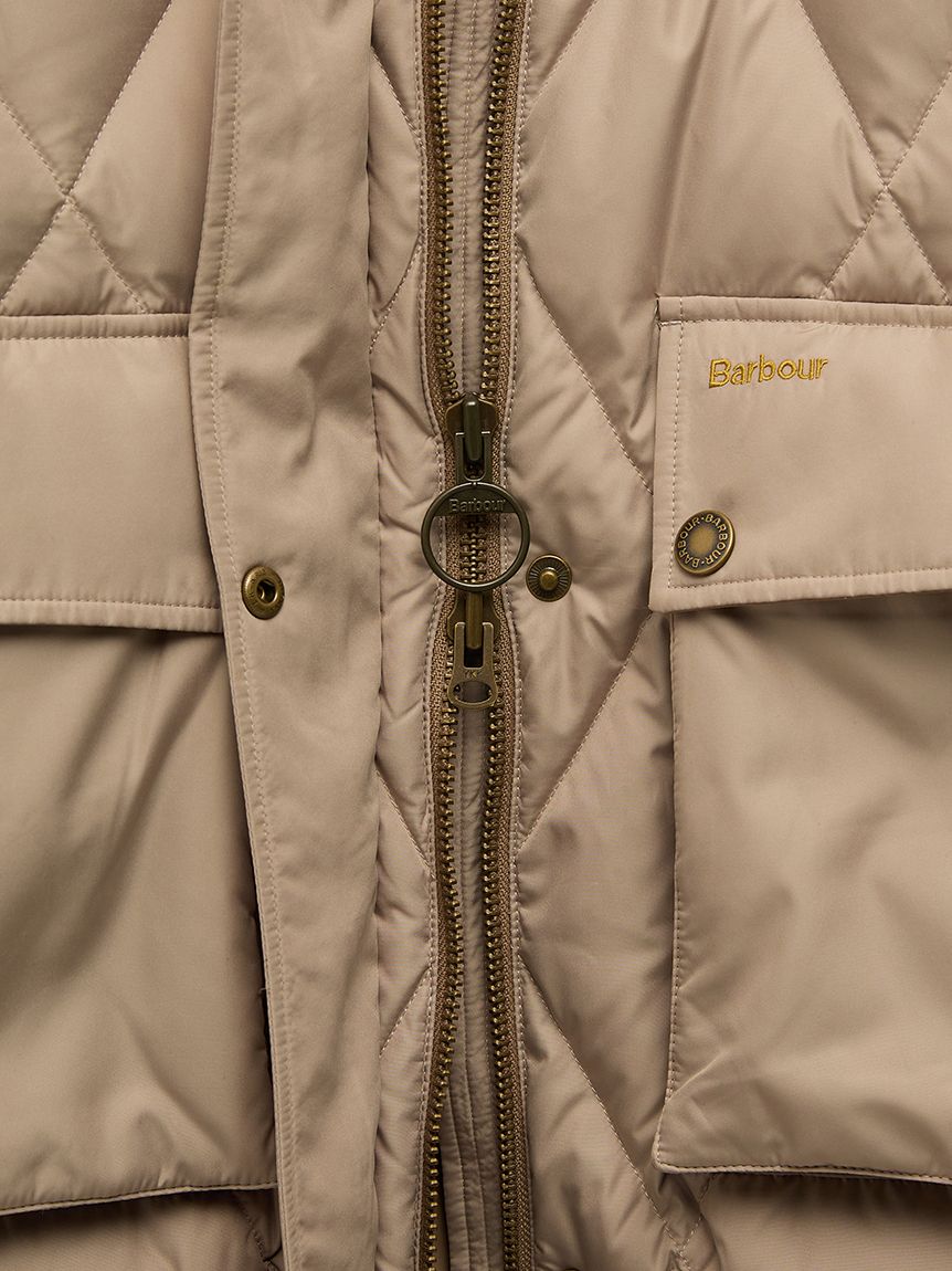 Yasminキルティング ダウン ジャケット ロング（レディース）｜コート