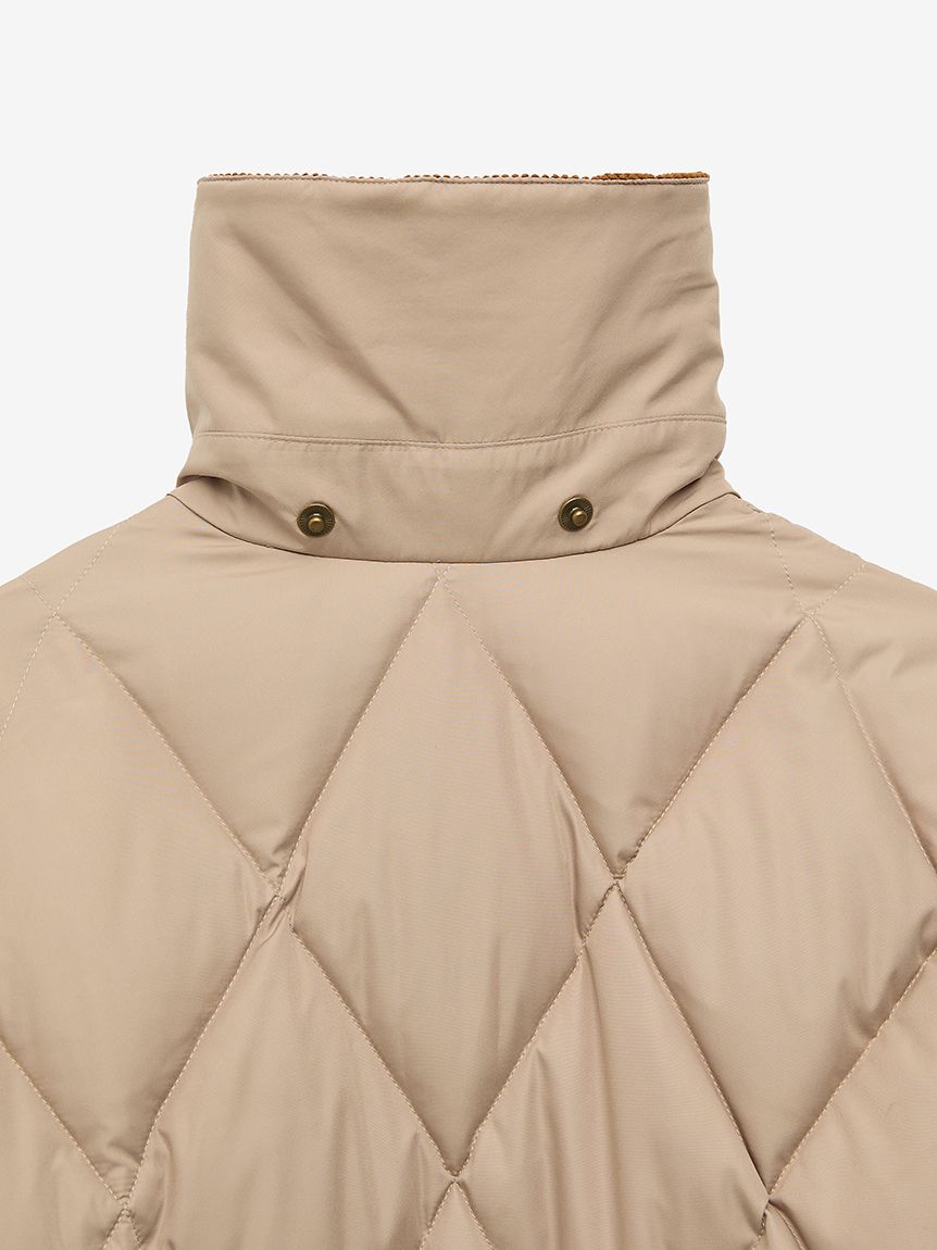Yasminキルティング ダウン ジャケット ロング（レディース）｜コート