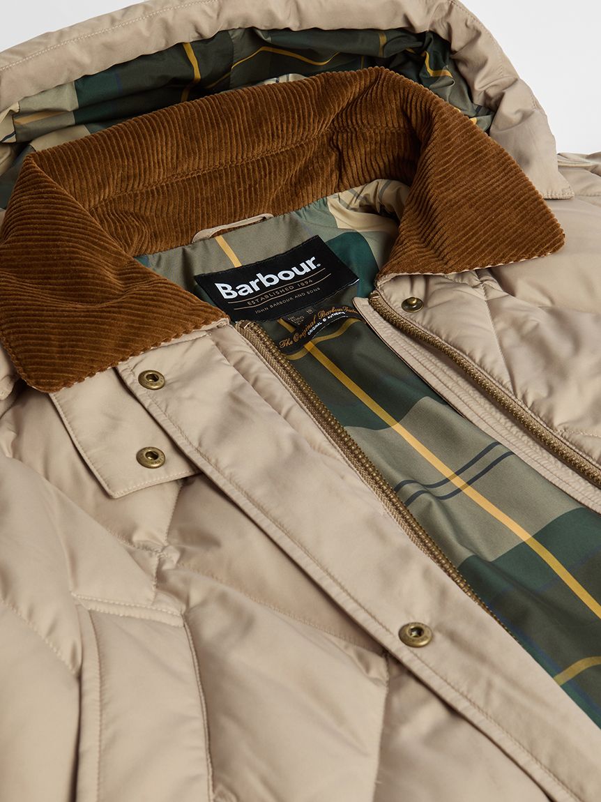 Yasminキルティング ダウン ジャケット ロング（レディース）｜コート