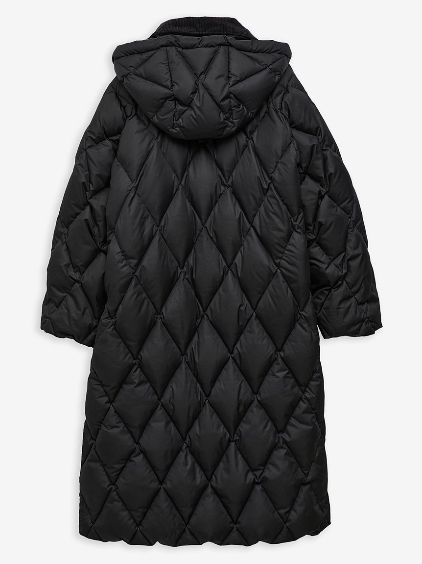 Yasminキルティング ダウン ジャケット ロング（レディース）｜コート