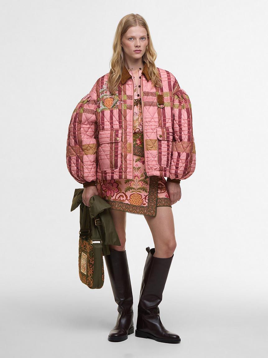 Barbour × FARM Rio》AnaClara キルティングジャケット｜キルティング