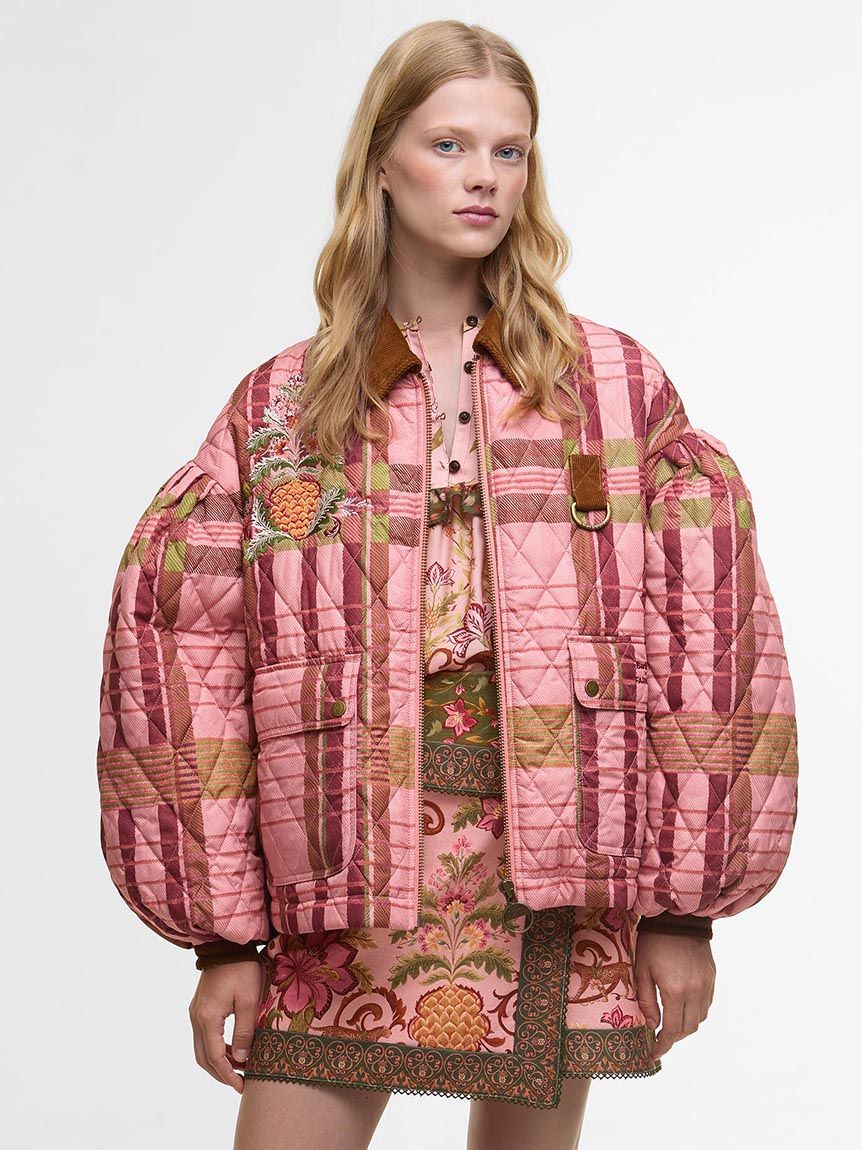 Barbour × FARM Rio》AnaClara キルティングジャケット｜キルティング