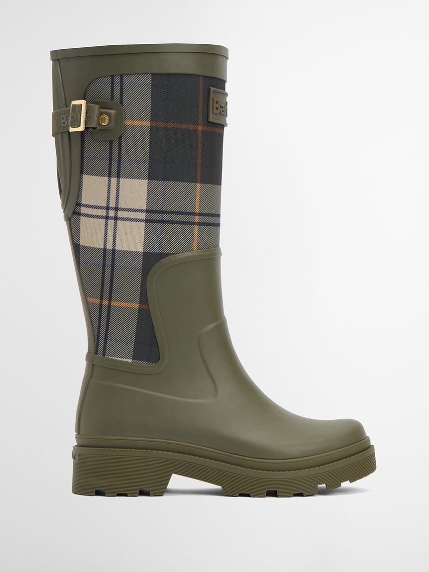 h55555　 美品Barbour レインブーツ サイズ5 チェック柄 h55555様専用 美品Barbour レインブーツ サイズ5 チェック柄