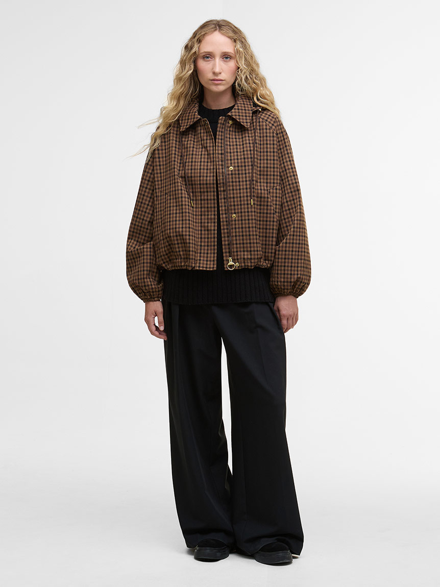Audreyチェック シャワープルーフジャケット（レディース）｜ワックス
