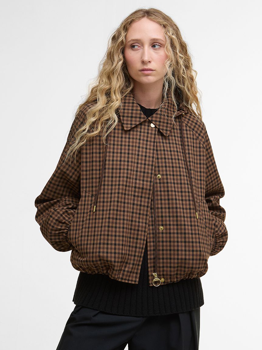 Audreyチェック シャワープルーフジャケット（レディース）｜ワックス