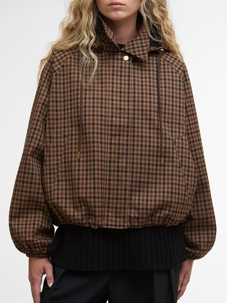 Audreyチェック シャワープルーフジャケット（レディース）｜ワックス