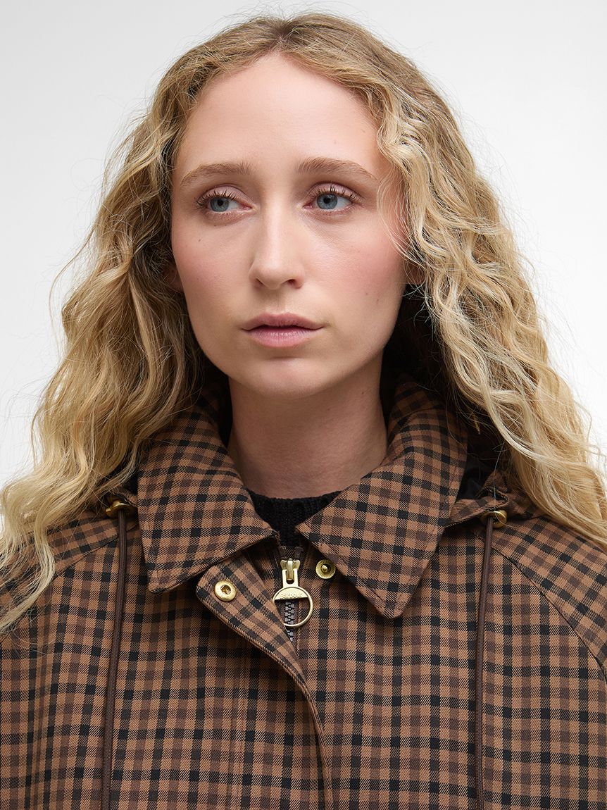 Audreyチェック シャワープルーフジャケット（レディース）｜ワックス