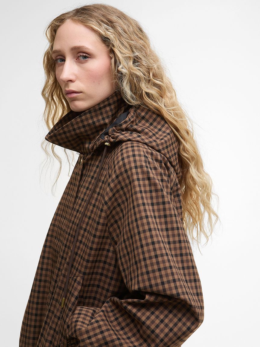 Audreyチェック シャワープルーフジャケット（レディース）｜ワックス