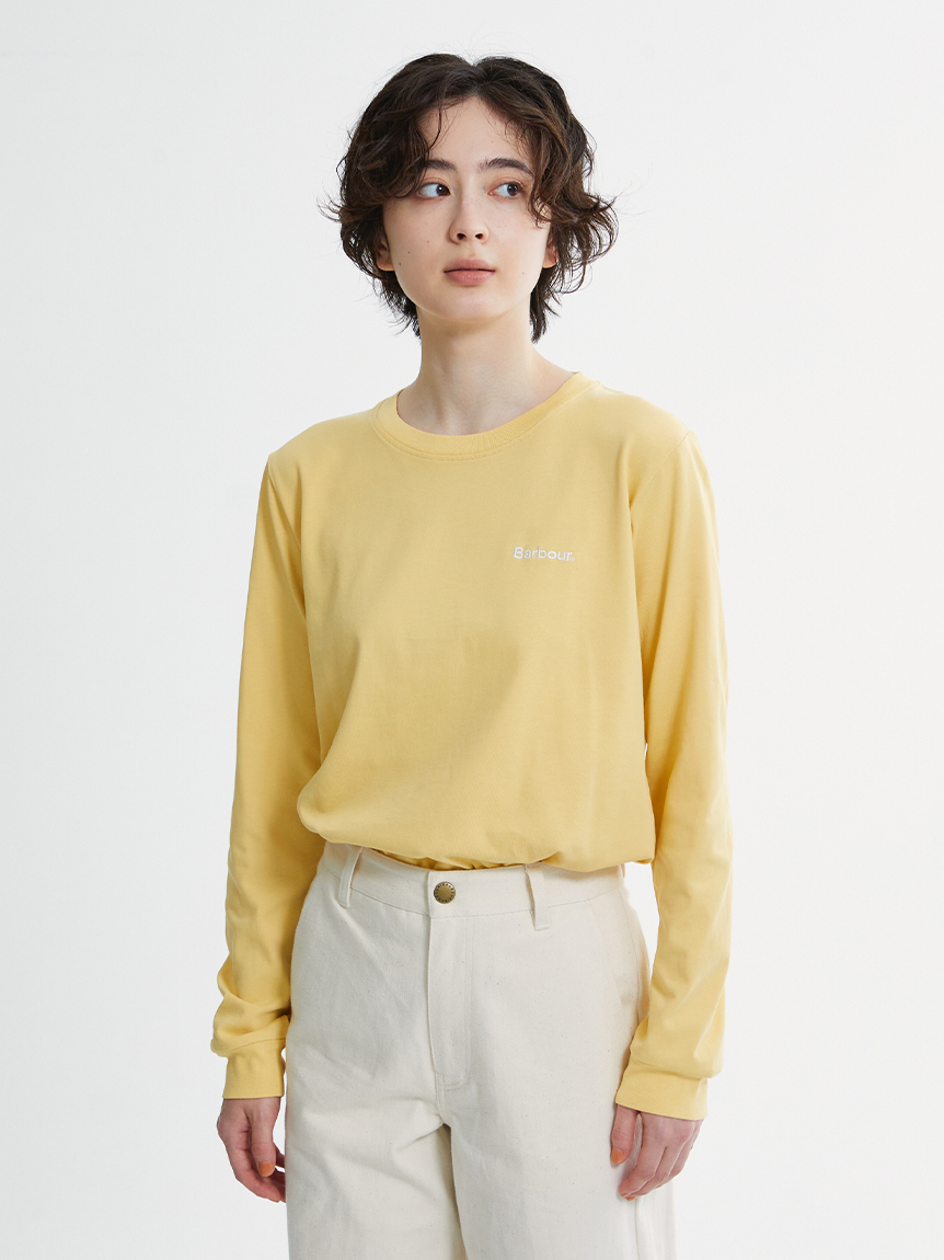 ワンポイント ロゴ ロングスリーブTシャツ 